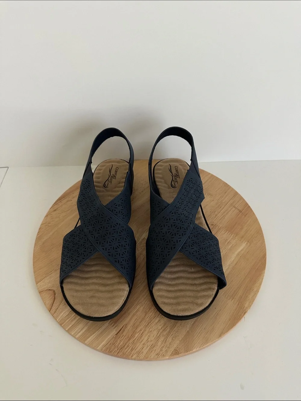 Easy Street Womens Claudia Wedge Sandals